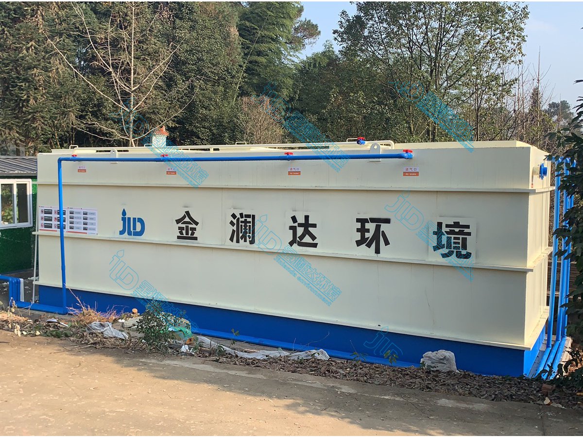 成都浦江新农村污水处理设备安装案例